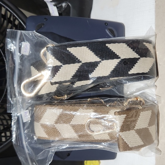 SLANTED or DEVIATED? pattern crossbody/Guitar straps 1½ inches wide - Picture 5 of 6